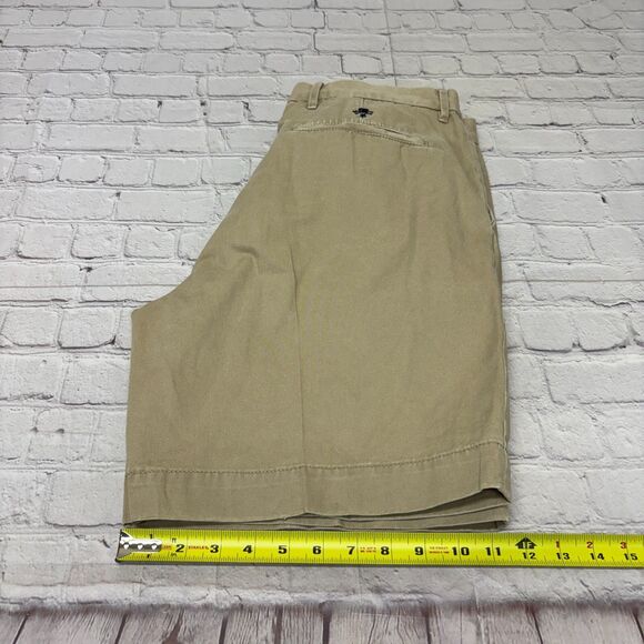 Vintage Ralph Lauren Rugby Men Flat Front Chino Shorts Size 36 Beige M294 -29 - Picture 6 of 16